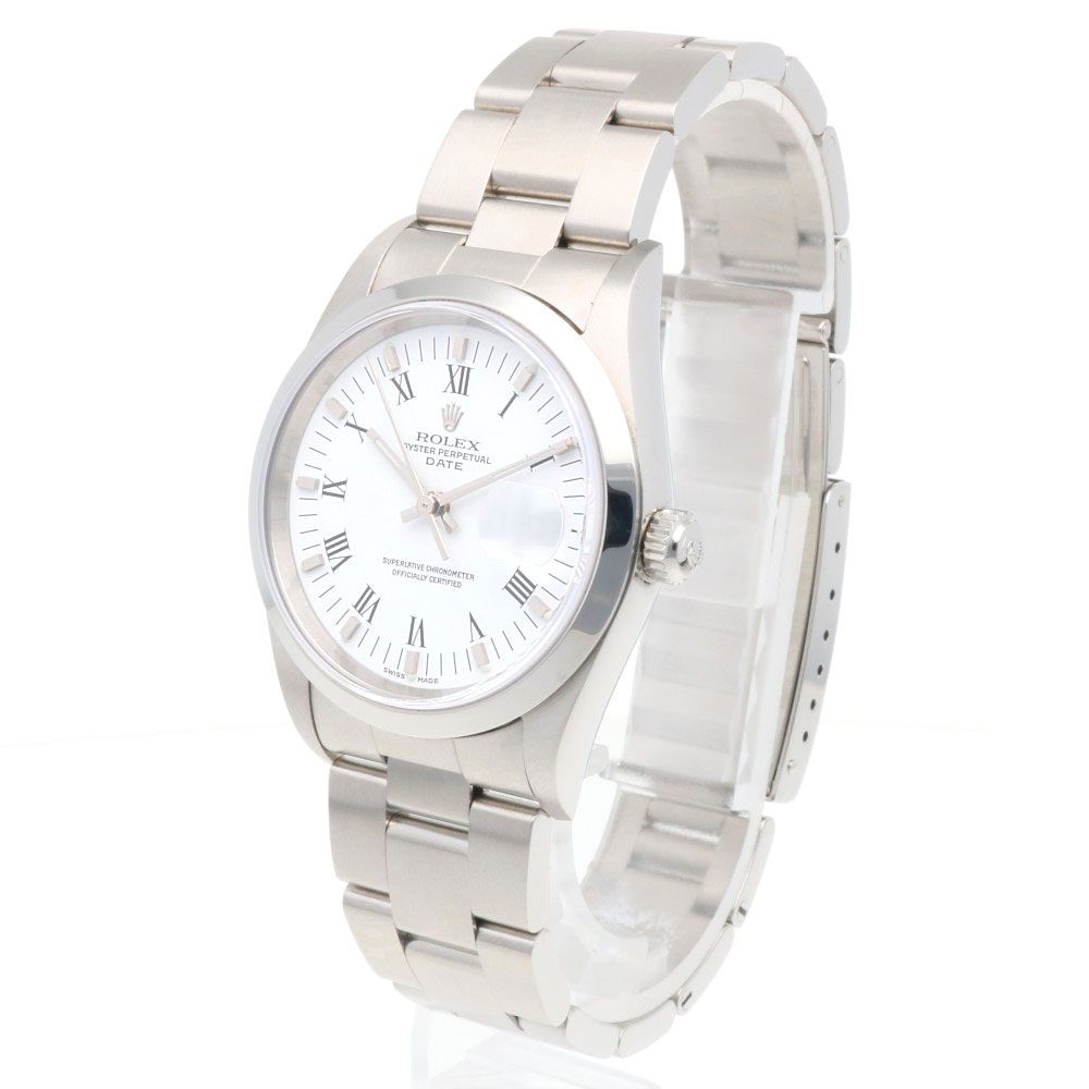 Rolex Date Oyster Perpetual Watch Stainless Steel Automatic — view 3