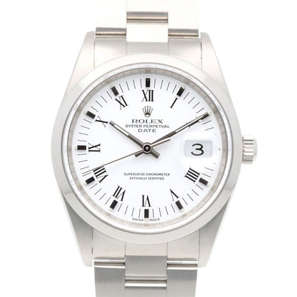 Rolex Date Oyster Perpetual Watch Stainless Steel Automatic