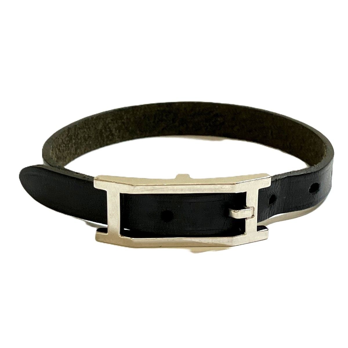 Hermes Hapi 3 Tandem Bracelet Leather Alloy