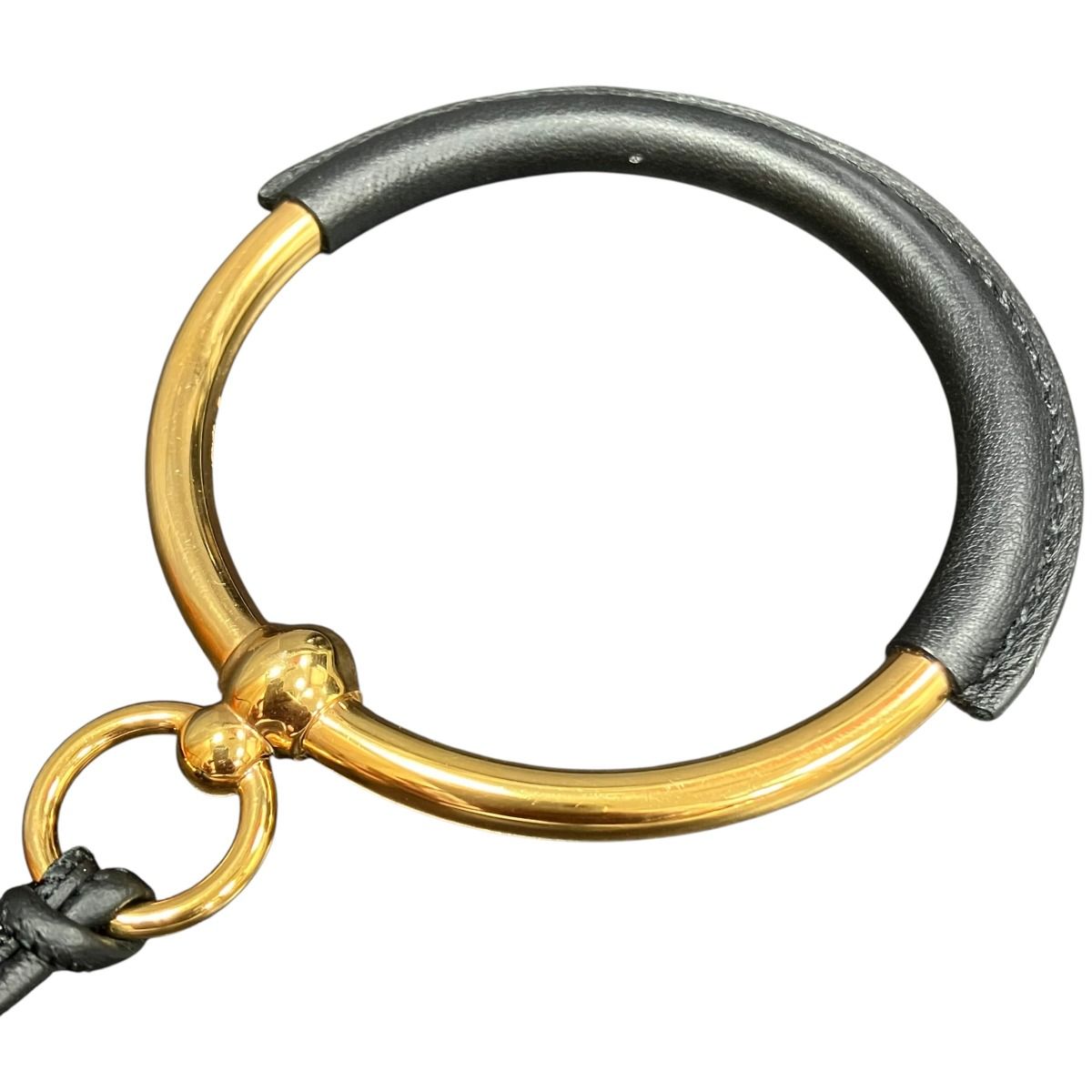 Hermes Loop Grand Necklace 80 Leather — view 8