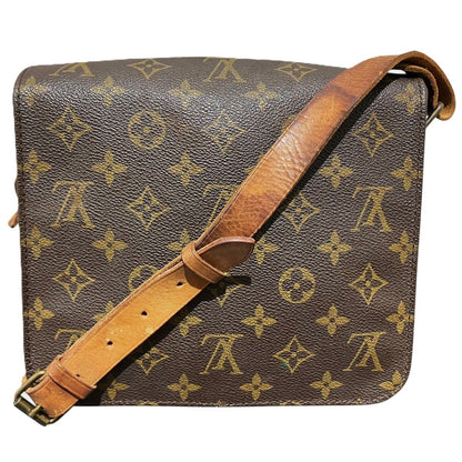 Louis Vuitton Cartouchiere MM Monogram Shoulder Bag Canvas — view 2
