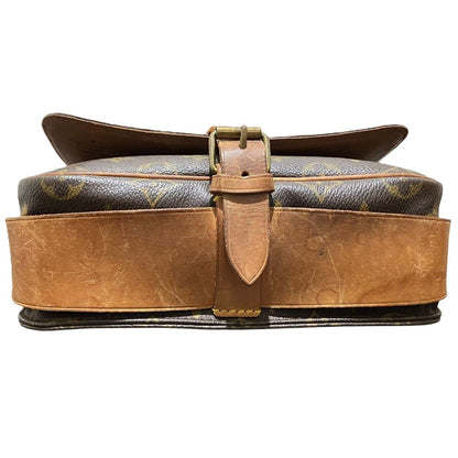 Louis Vuitton Cartouchiere MM Monogram Shoulder Bag Canvas — view 3