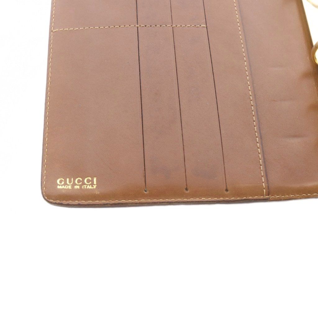 Gucci Stationery Agenda Cover Leather Brown — view 6