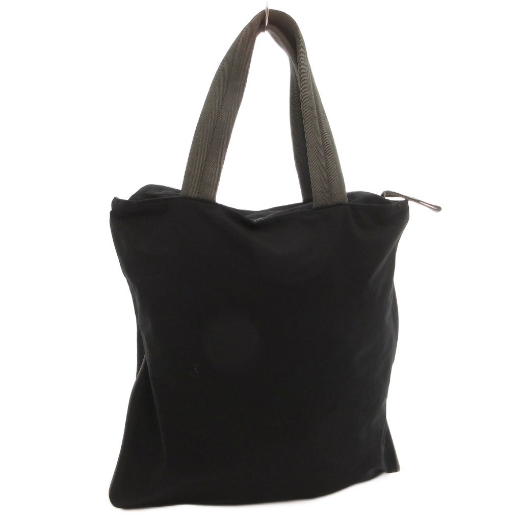 Prada Sport Tote Bag Handle Logo Polyester Black — view 2