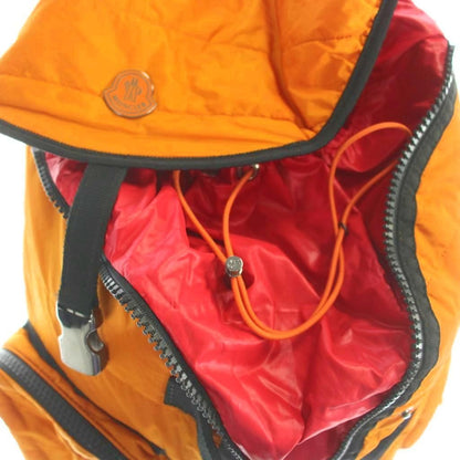 Moncler New Trick Backpack Nylon Orange — view 6