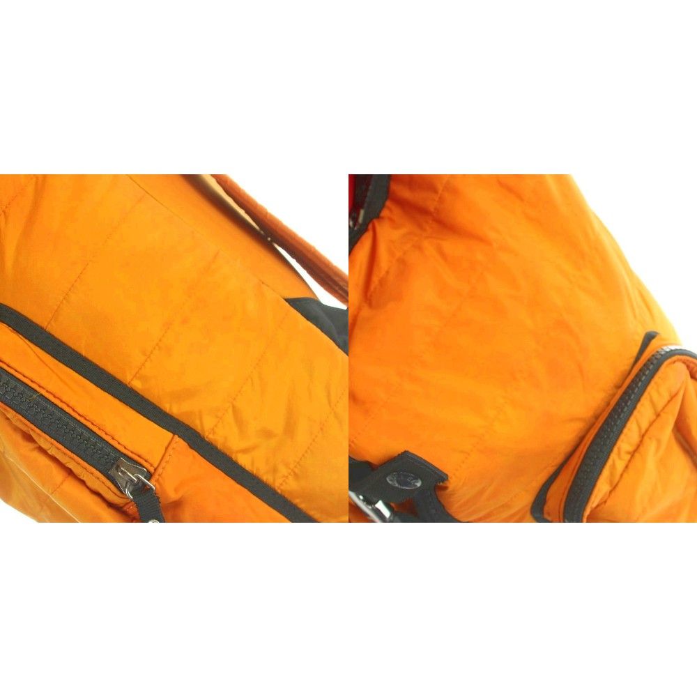Moncler New Trick Backpack Nylon Orange — view 8