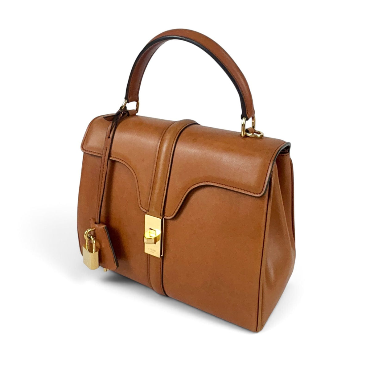 Celine Small 16 Bag Seize Handbag Brown — view 2