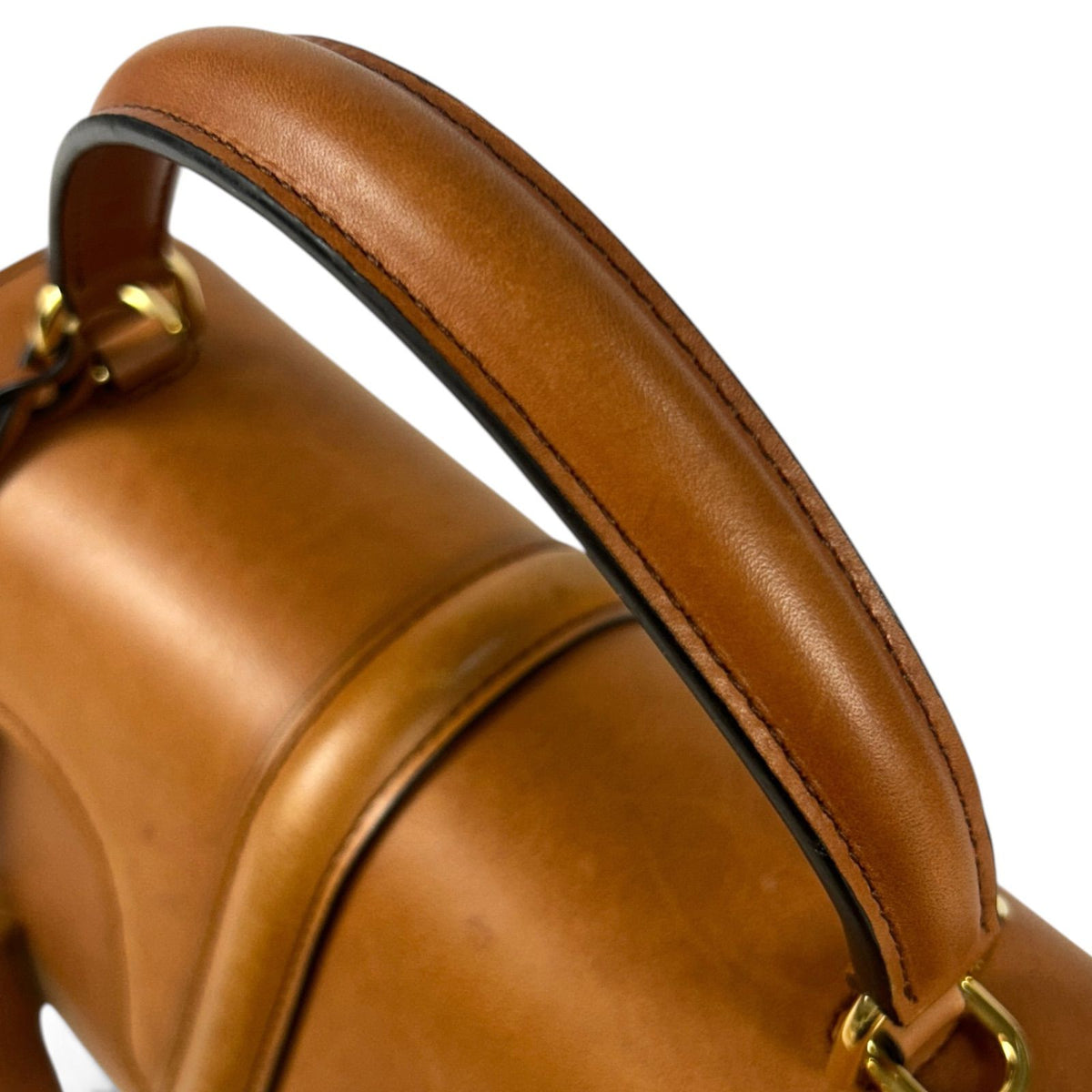 Celine Small 16 Bag Seize Handbag Brown — view 5