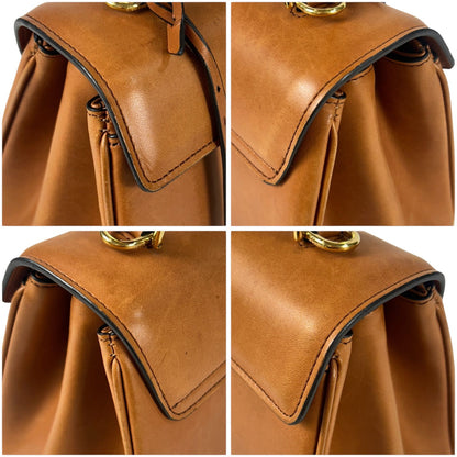 Celine Small 16 Bag Seize Handbag Brown — view 8
