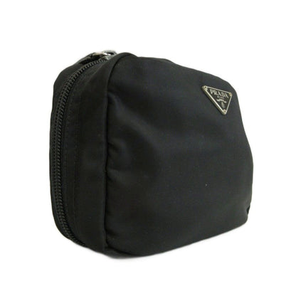Prada Makeup Pouch Case Nylon Zip Around Black — view 5