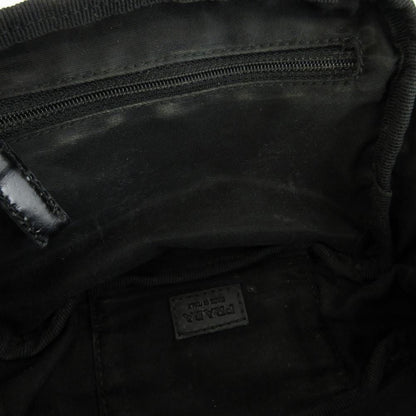 Prada Makeup Pouch Case Nylon Zip Around Black — view 8