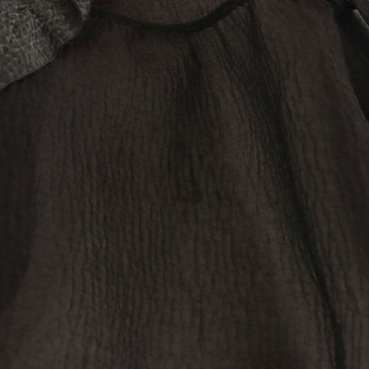 Prada Sier Jacket Organdy Silk Charcoal 38 — view 4