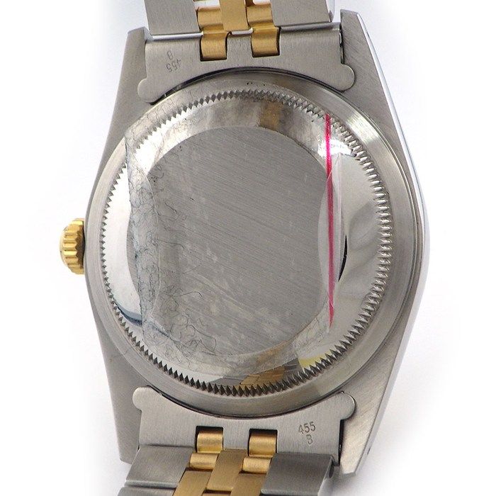 Rolex Watch Datejust White Dial Date 18k Yellow Gold SS Automatic — view 4