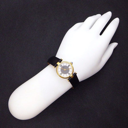 Cartier Watch Must Vendome SM Gray White Dial Roman Index Calfskin Strap 925 — view 8