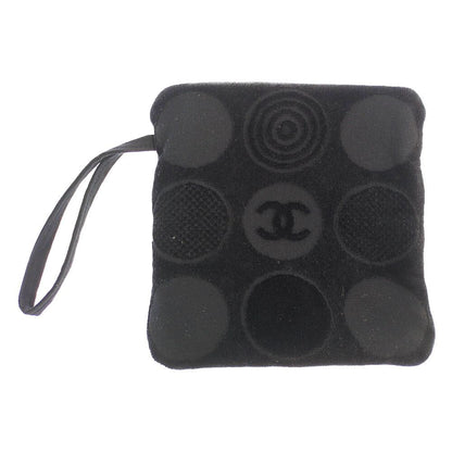 Chanel Dot CC Logo Travel Bag Black