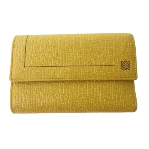 Loewe Trifold Wallet Yellow