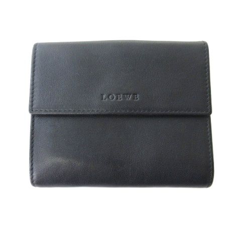 Loewe Wallet Leather Bifold Black