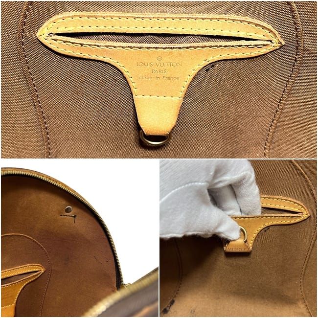 Louis Vuitton Handbag Ellipse PM Monogram Canvas Vachetta Leather Brown — view 3