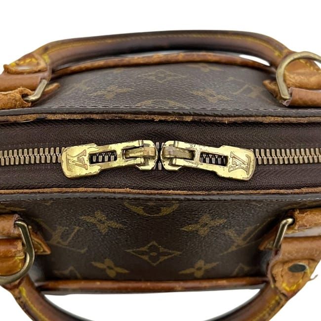 Louis Vuitton Handbag Ellipse PM Monogram Canvas Vachetta Leather Brown — view 5