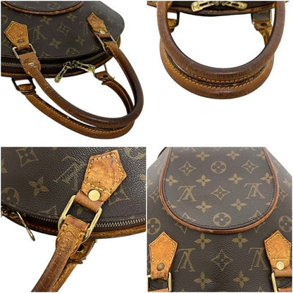 Louis Vuitton Handbag Ellipse PM Monogram Canvas Vachetta Leather Brown — view 4