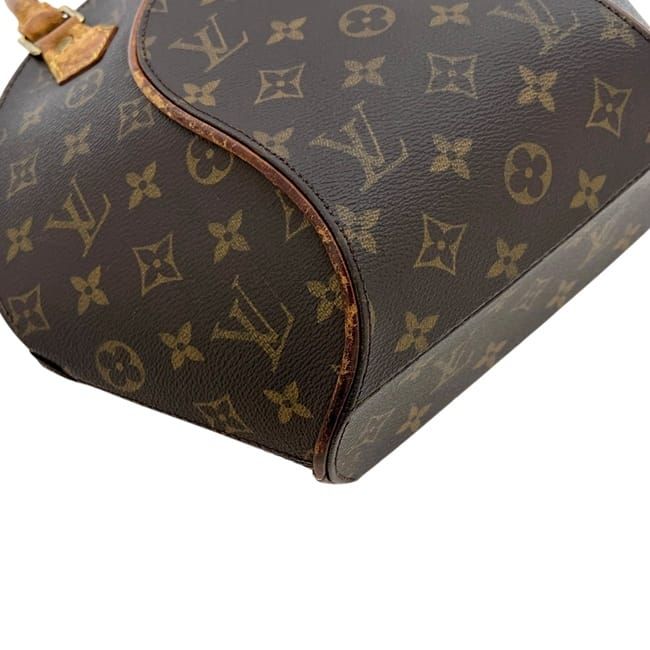 Louis Vuitton Handbag Ellipse PM Monogram Canvas Vachetta Leather Brown — view 8
