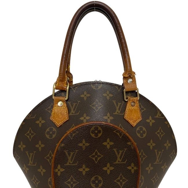 Louis Vuitton Handbag Ellipse PM Monogram Canvas Vachetta Leather Brown — view 7