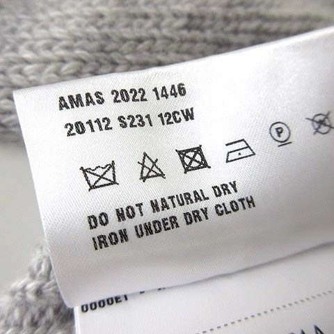 Prada Cashmere Wool Knit Cropped Bolero Cardigan Long Sleeve Triangle Logo L 42 — view 6