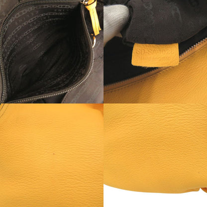 Celine Bittersweet Leather Yellow Handbag — view 8
