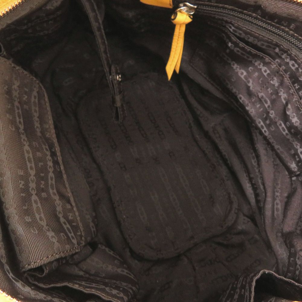 Celine Bittersweet Leather Yellow Handbag — view 6