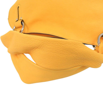 Celine Bittersweet Leather Yellow Handbag — view 7