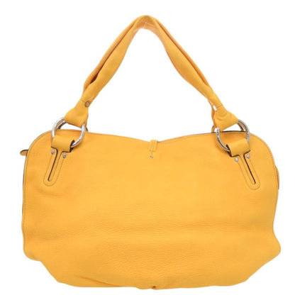 Celine Bittersweet Leather Yellow Handbag — view 3
