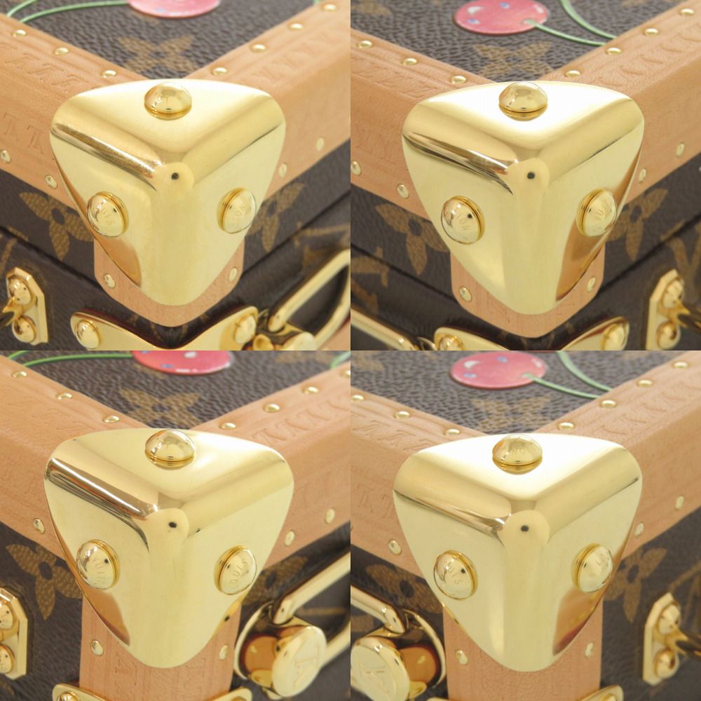 Louis Vuitton Takashi Murakami Mini Square Trunk Cherry Monogram IC Handbag LV — view 6