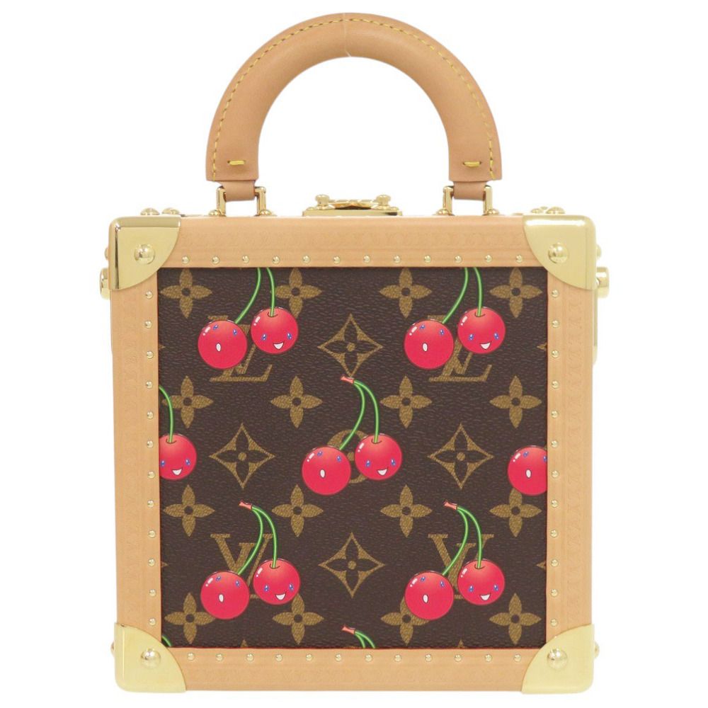 Louis Vuitton Takashi Murakami Mini Square Trunk Cherry Monogram IC Handbag LV — view 3