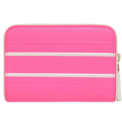 Dior Leather Pink Coin Purse Card Case — view 3