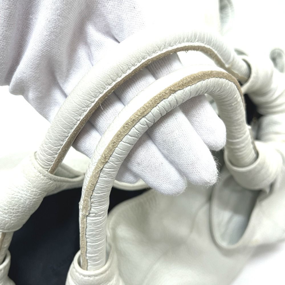 Loewe Handbag Nappa Aire Anagram Leather White — view 6