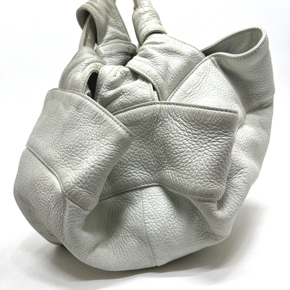 Loewe Handbag Nappa Aire Anagram Leather White — view 4