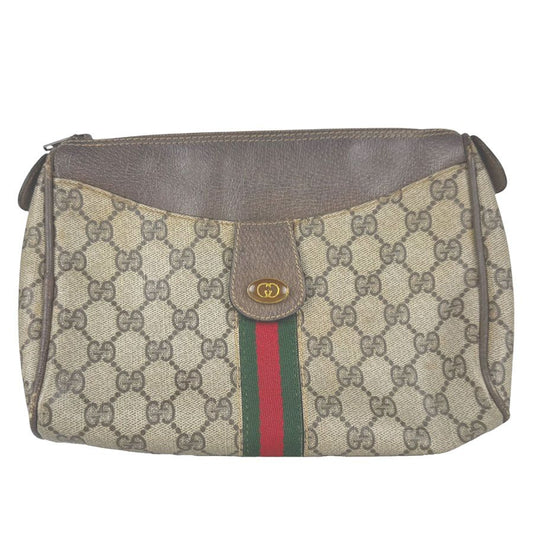 Gucci Clutch Vintage Brown