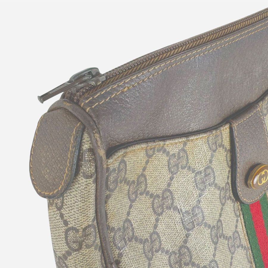 Gucci Clutch Vintage Brown — view 6