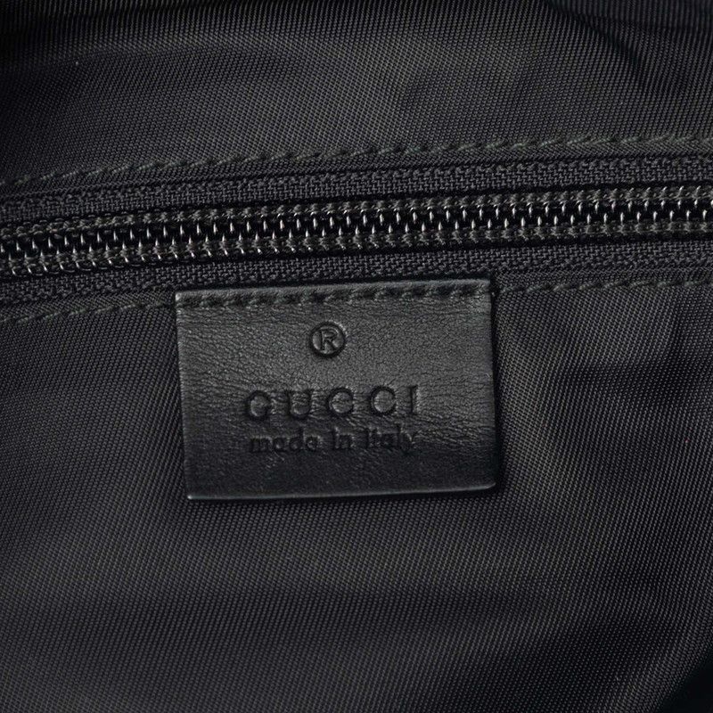 Gucci Sherry Line Belt Bag Crossbody Black Canvas — view 5