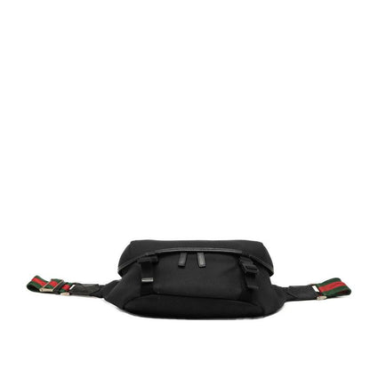 Gucci Sherry Line Belt Bag Crossbody Black Canvas — view 3