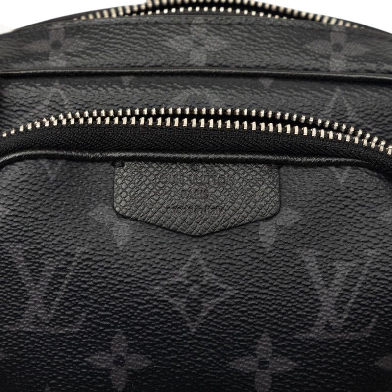 Louis Vuitton Monogram Eclipse Outdoor Pochette Crossbody Shoulder Bag Noir — view 5