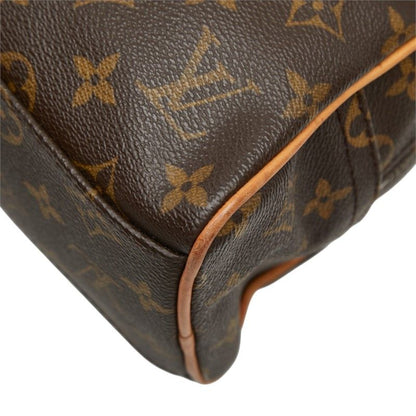 Louis Vuitton Monogram Manhattan GM Handbag Brown Leather — view 6
