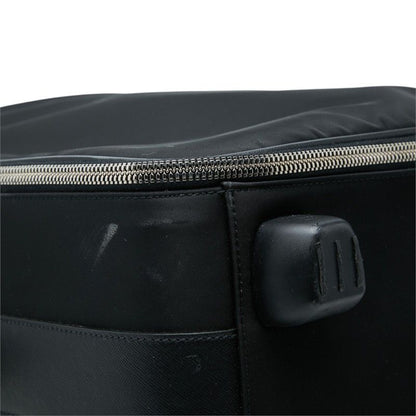 Prada Suitcase Travel Bag Black Nylon Leather — view 5