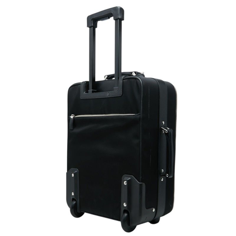 Prada Suitcase Travel Bag Black Nylon Leather — view 2