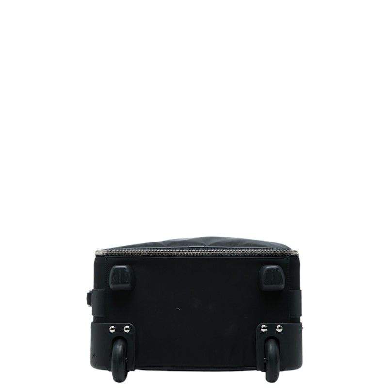 Prada Suitcase Travel Bag Black Nylon Leather — view 3