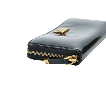 Dior Logo Wallet Black Patent — view 5