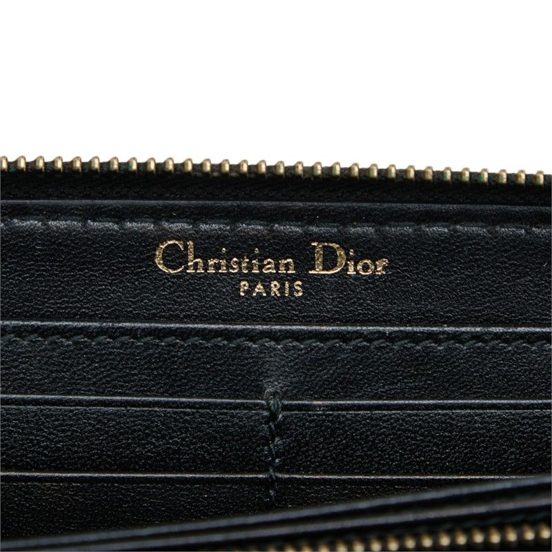 Dior Logo Wallet Black Patent — view 7