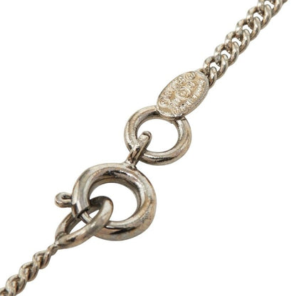 Chanel Cambon CC Logo Chain Pendant 05C Silver Metal — view 4