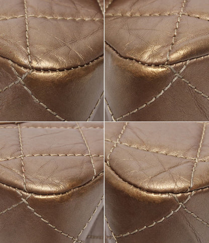 Chanel Chain Shoulder Bag Quilted 2.55 Silver Double Flap — view 5