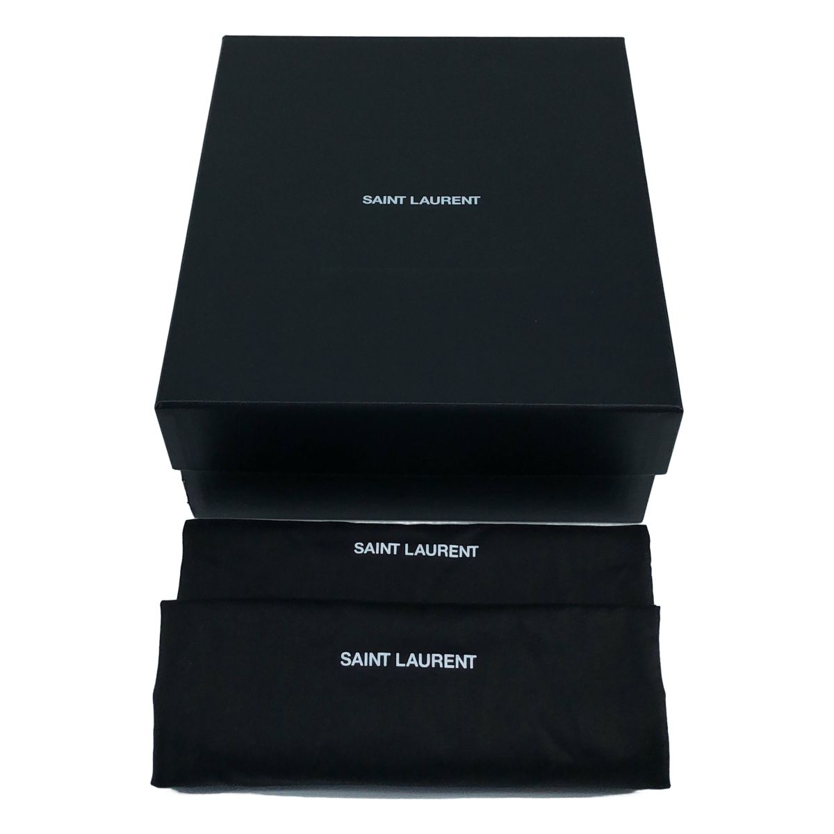 Saint Laurent Paris Joey Leather Side Zip Boots Black — view 7